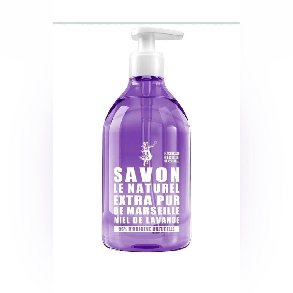 SAVON DE MARSEILLE Lavender Honey Natural France Shower Gel Soap 500 mL NEW